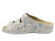 Dámské sandály na suchý zip bílé květy BERKEMANN Franziska 01007-054*