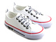 Dětské tenisky s ozdobnými tkaničkami - BIG STAR KK374068, bílé