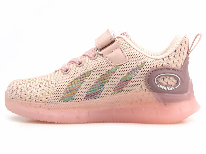 Dětské sportovní boty, tenisky American Club RL 79/22, růžové