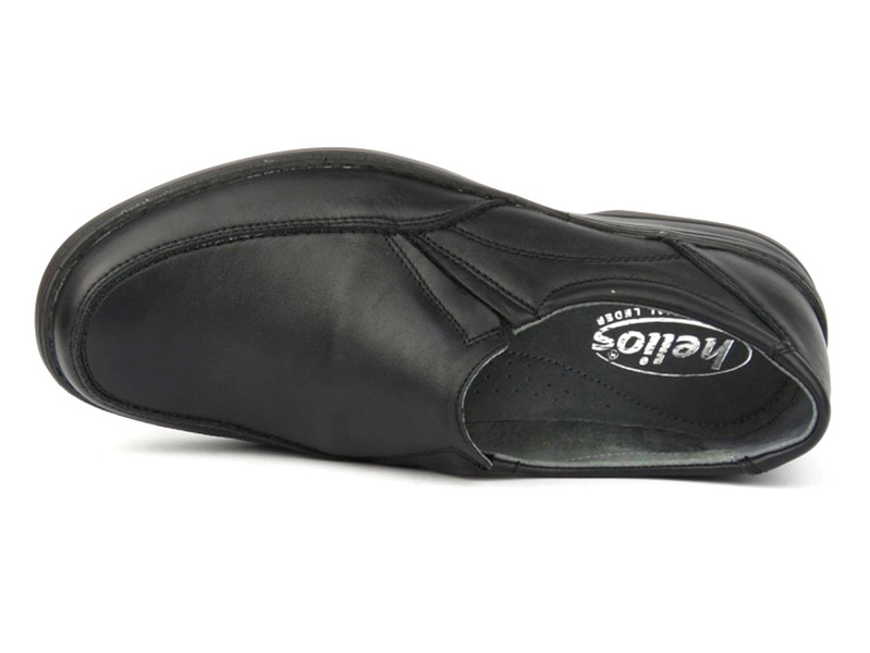 Kožená pánská obuv od polského výrobce - Helios Komfort 871, černá