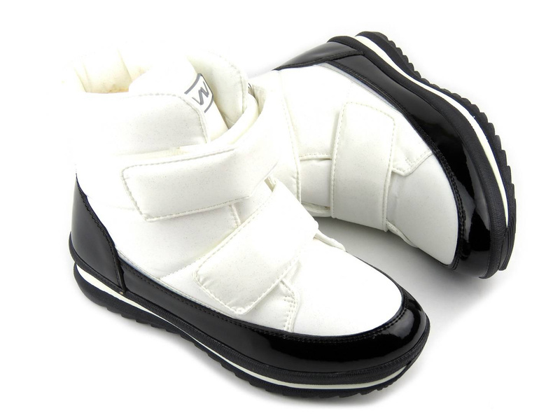 Vysoce kvalitní dětské sněhule s ovčí vlnou - WEESTEP R292958801W, bílé