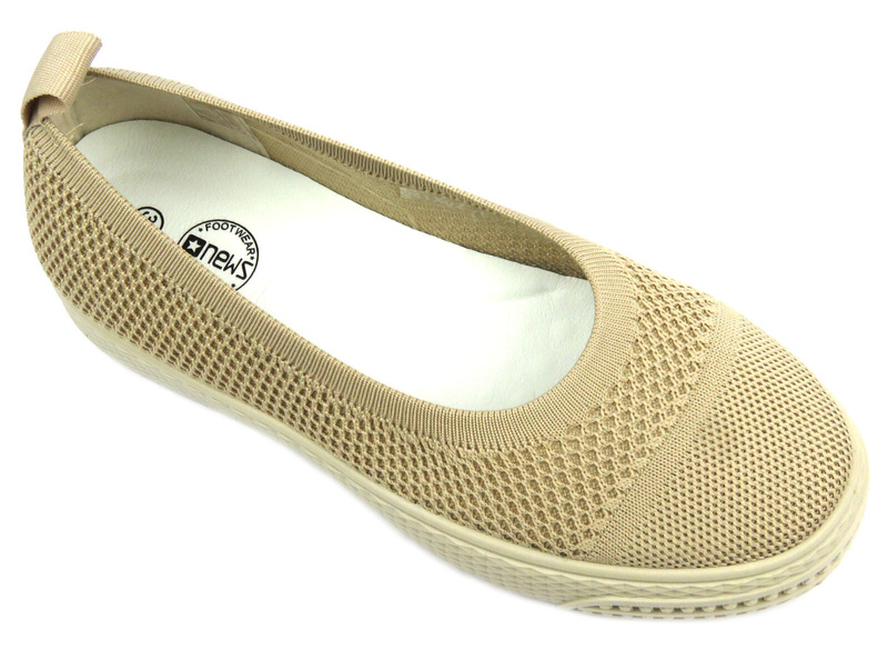 Dámské boty, espadrilky - Novinky 24TX02-7637, béžové