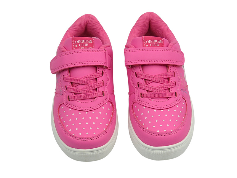 Dětské sportovní boty fuchsiové – American Club ES 156/24