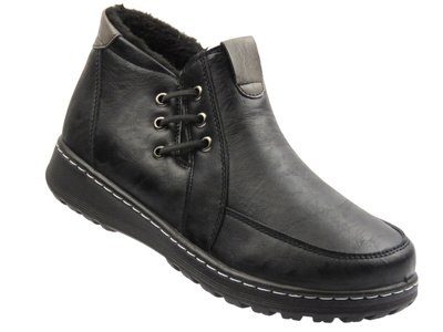 Dámské nazouvací polobotky Potocki 25-90349, černé