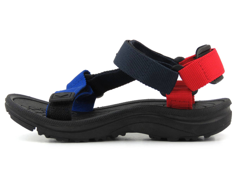 Sportovní dětské sandály na suchý zip - Lee Cooper 22-34-0952K, tmavě modrá