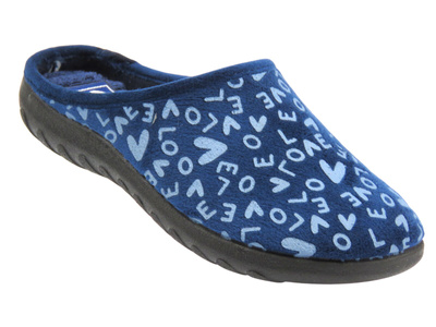 Dámské měkké domácí pantofle Inblu ET-32, tmavě modré