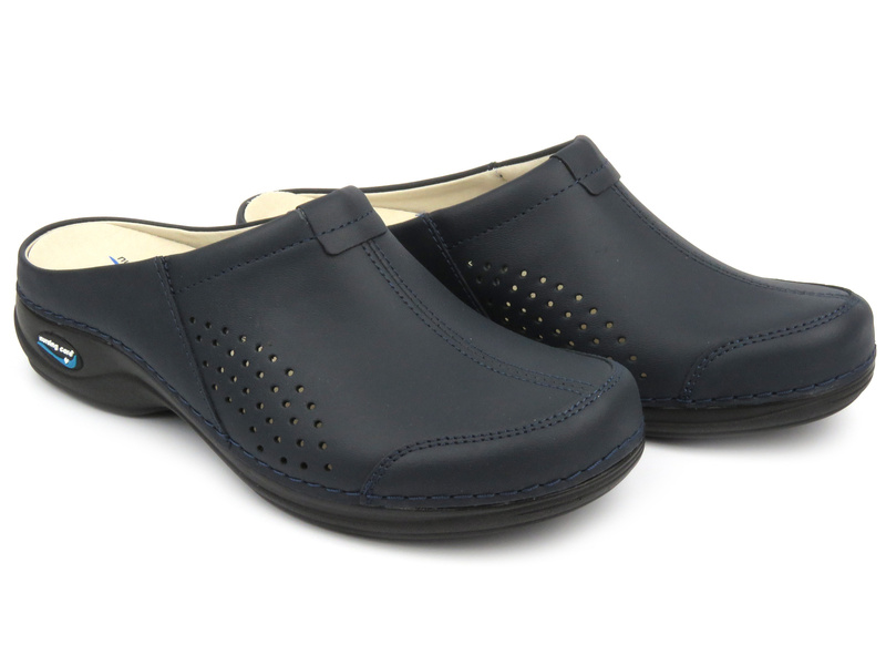 Pánské zdravotní, hygienické žabky - NURSING CARE VENEZA-WG3A03, tmavě modré
