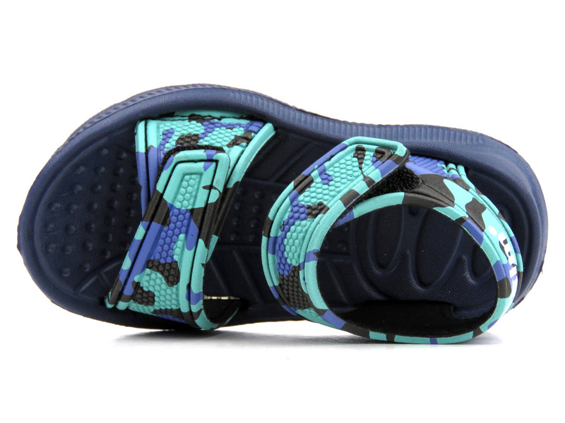 Dětské pěnové sandály na suchý zip - AXIM 2233, zelené