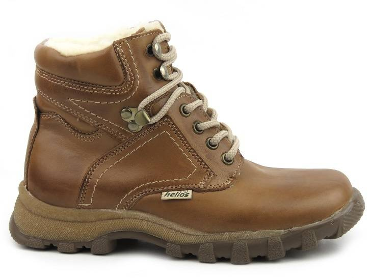 Chlapecké dětské boty s hustou vlnou - Helios 202, béžová