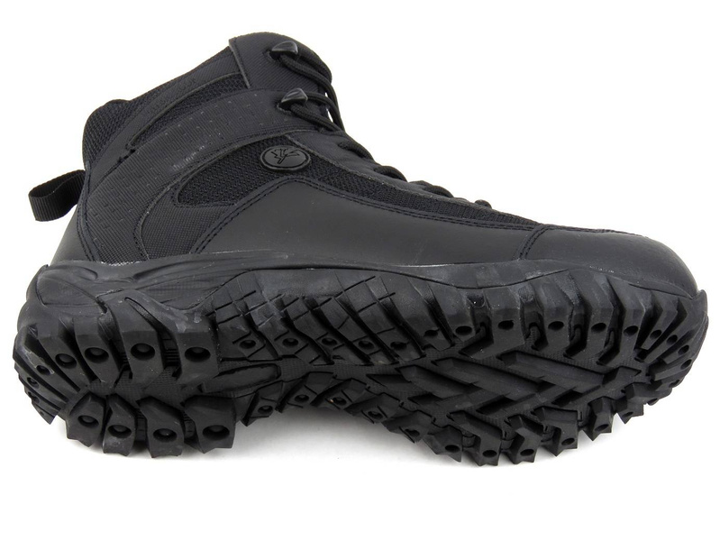 Vysoká pánská treková obuv s membránou - VEMONT 9AT2016C, černá