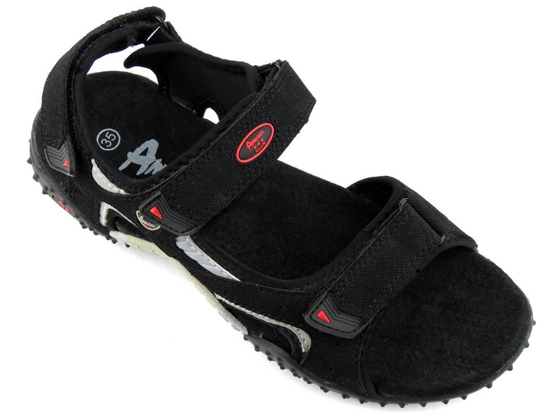 Dětské sportovní sandály - AMERICAN CLUB BLM11431, černé