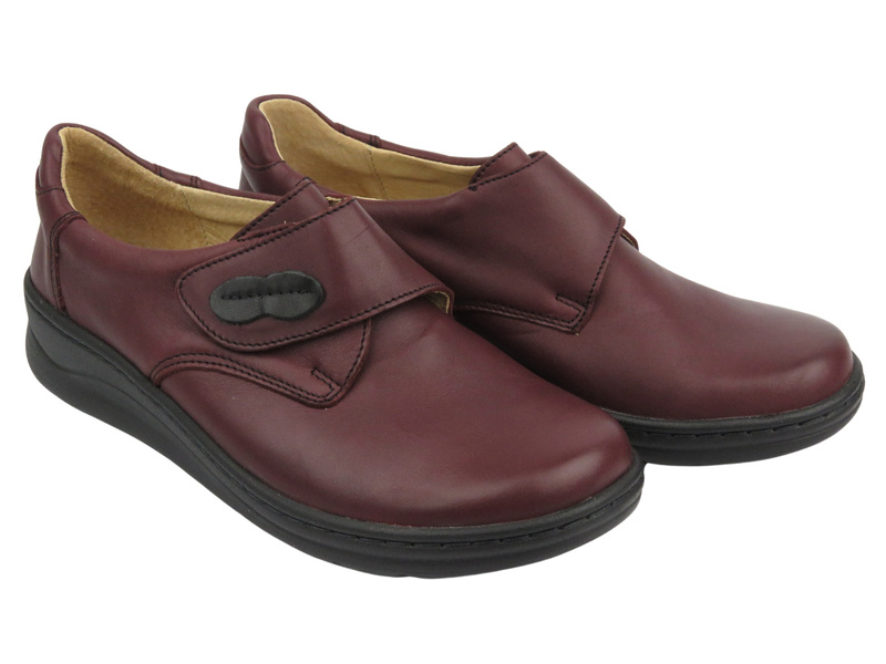 Dámská obuv na suchý zip - Helios 418, černá