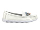 Dámské kožené mokasíny - Evento 23PB08-5372, bílé