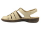 Dámské kožené sandály - Helios Comfort 159, ecru