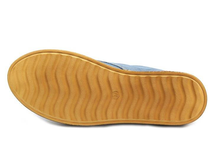 Dámské boty v odstínu metalické námořnické modré - Helios Komfort 380