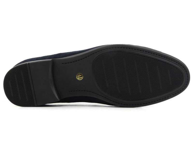 Vysoce kvalitní pánské mokasíny JOHN DOUBARE D778-120-29, tmavě modrá