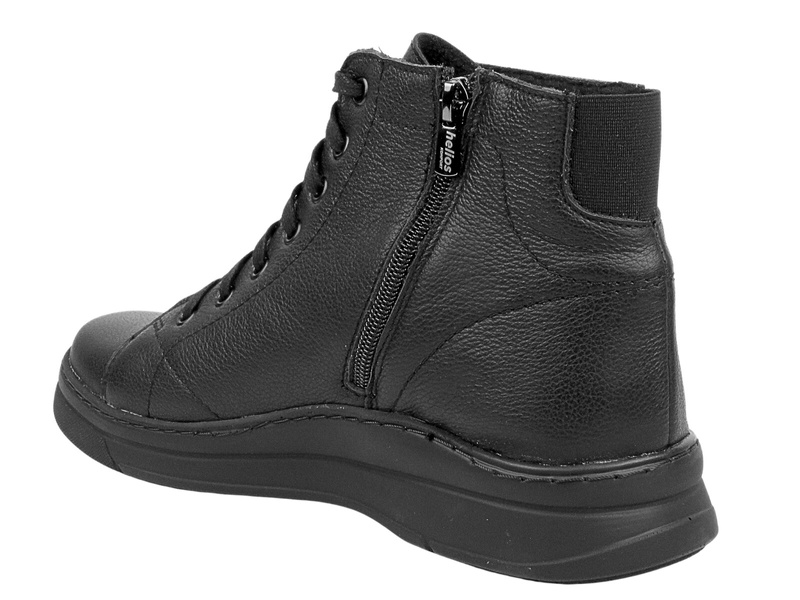 Dámské boty zateplené plstí - HELIOS Comfort 517, černá 3