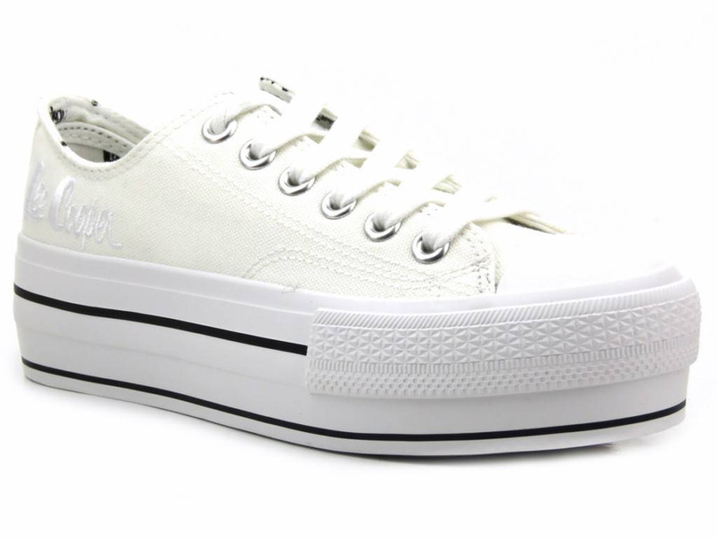 Dámské tenisky, creepers LEE COOPER LCW-22-31-0842L, bílé