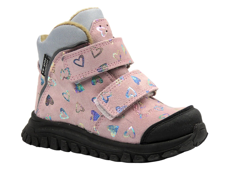 Dívčí kotníkové boty JAMET 2225, světle růžové