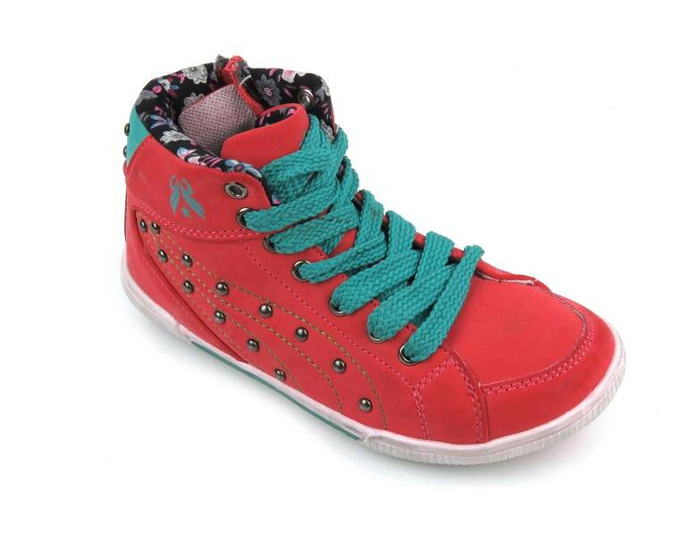 Dětské trekové boty, zimní boty - Badoxx 3XC-6514, červená