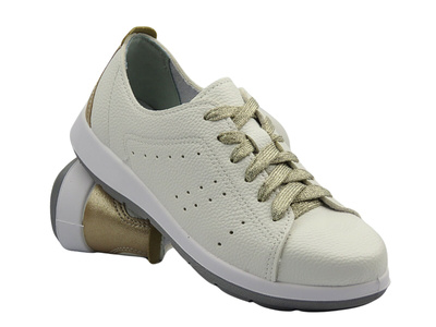 Pohodlná dámská polobotka na jaro a léto - Inblu WG-51, bílá