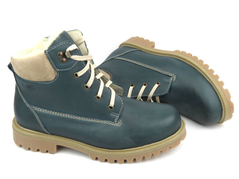 Trappery, pánské holínky s vlnou - HELIOS Komfort 822, zelené