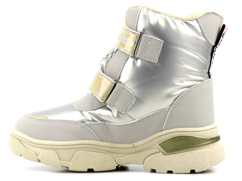 Dětské sněhule zateplené vlnou - WEESTEP R559655832AP, béžové