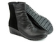 Vysoké dámské kozačky na klínku 5 cm - COMFORTABEL 960020-01 černá