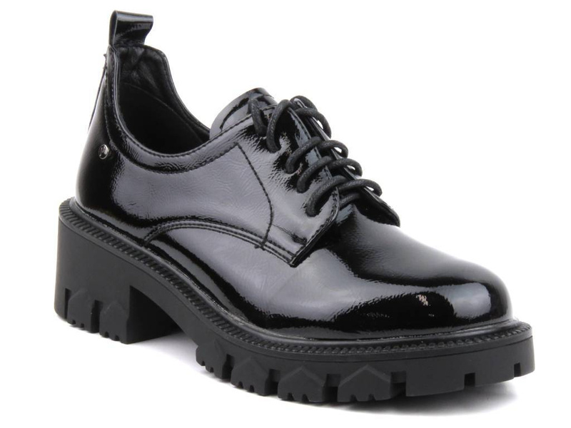 Dámské šněrovací boty - Potocki 23-21068, černé