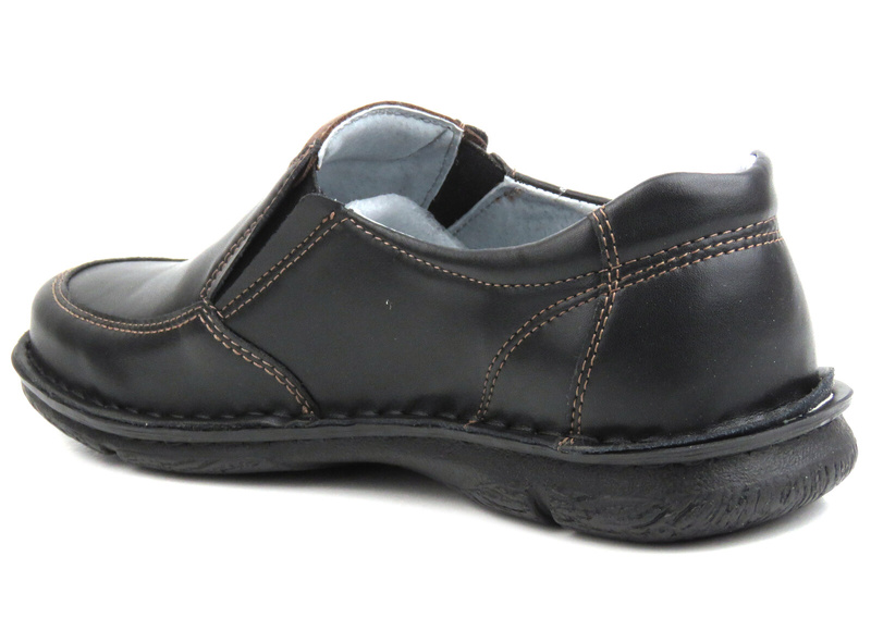 Kožené pánské boty - Waldi 0947, černé