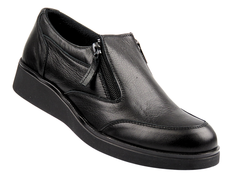 Pohodlné dámské polobotky Nika Komfort 0639-25036, černé