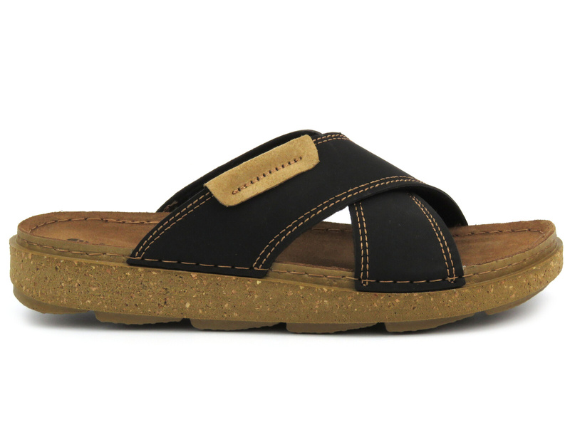 INBLU MT-20 pánské žabky, černé