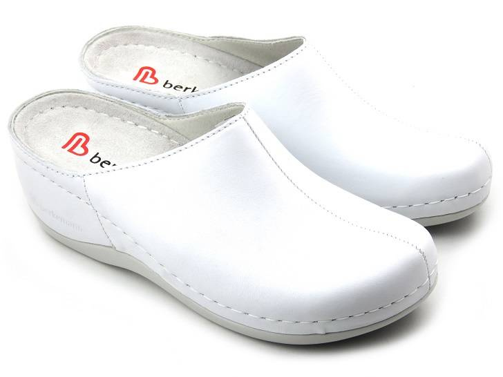 Dámské zdravotní, hygienické žabky - BERKEMANN 01753-101, bílé