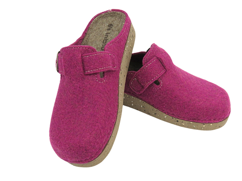 Dámské plstěné pantofle Inblu ED-19 Fuchsia Slip-on