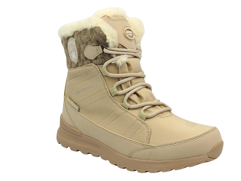 Dámské vysoké sněhule AMERICAN CLUB SN45/24, béžové