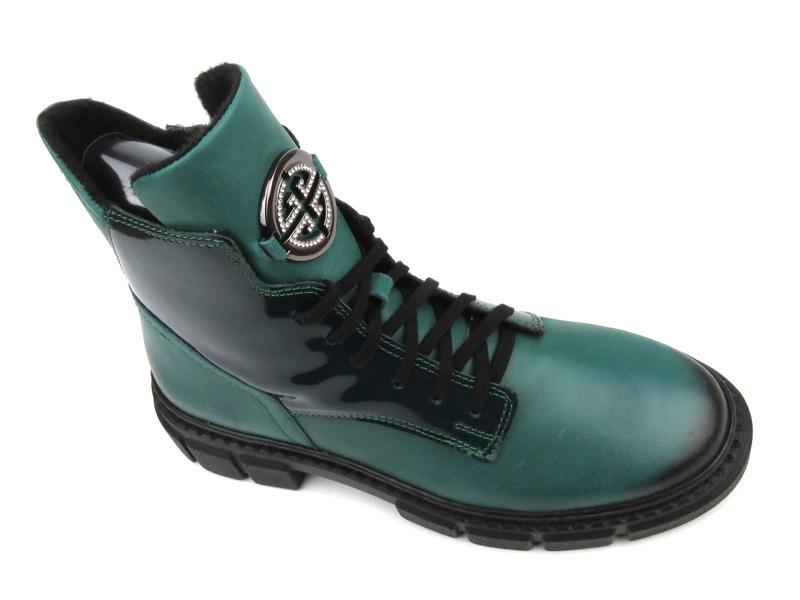 Dámské boty polské značky - Waldi 1169, zelené