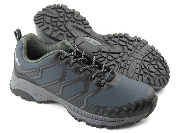 Pánské softshellové trekingové kalhoty - LEE COOPER LCJ-22-01-1397M, šedé