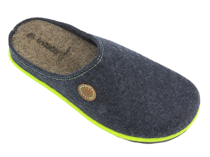 Dámské teplé pantofle - INBLU CS-39, zelená