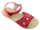American Club 615606 dětské dívčí sandály, červené