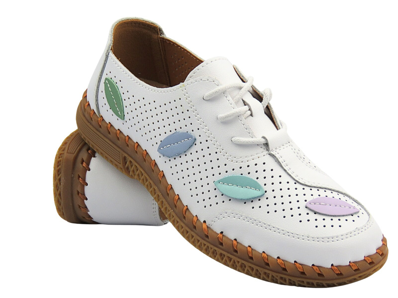 Dámské polobotky bílé – Evento 25SP17-8544