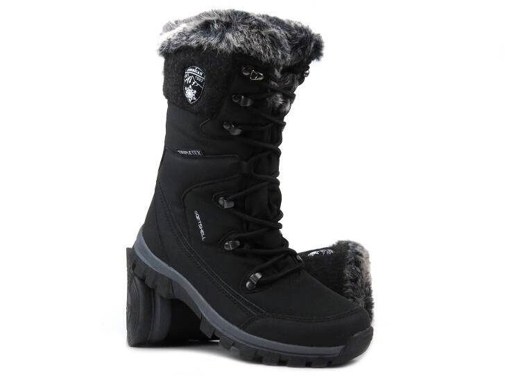 Dámské vysoké sněhule - AMERICAN CLUB SN36/23, černé