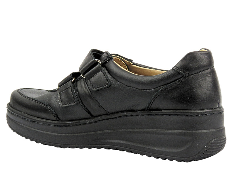 Dámská obuv na suchý zip - Helios 418, černá