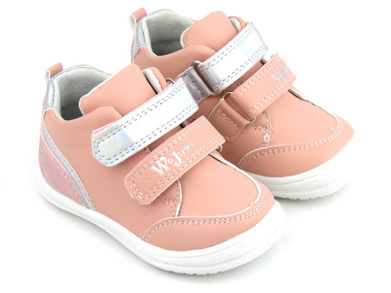 Dětské kotníkové boty, kotníkové boty - Wojtyłko 22002, růžové