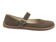 Dámské barefoot minimalistické kožené polobotky Nika Komfort 1445, hnědé