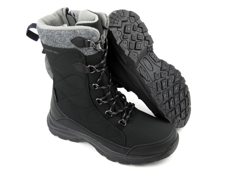 Dámské vysoké sněhule DK TECH Aqua SoftShell 2105 černé a šedé