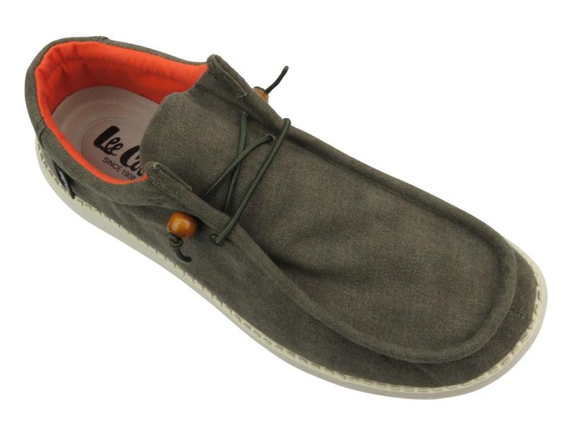 Pánské mokasíny Lee Cooper LCW-25-01-3232M, khaki