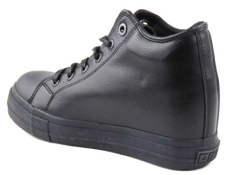 Dámské tenisky se skrytým klínem Big Star EE274127, černé