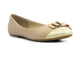 Lehké balerínky VESUVIO S15-F-LP-07, béžové s ozdobnou špičkou