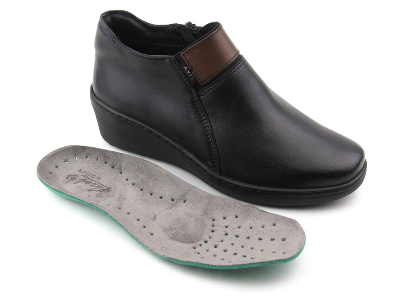 Dámské kotníkové boty vysokého střihu (H) - AXEL KOSELA 1776/9884, černé