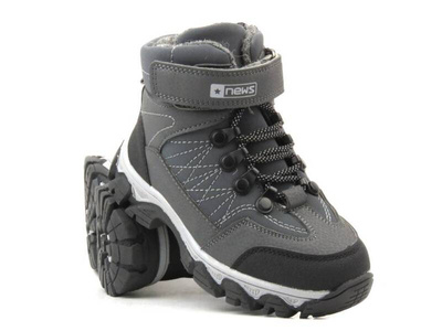 Dětské trekové boty, zimní boty Novinky 22DZ23-5245, šedá